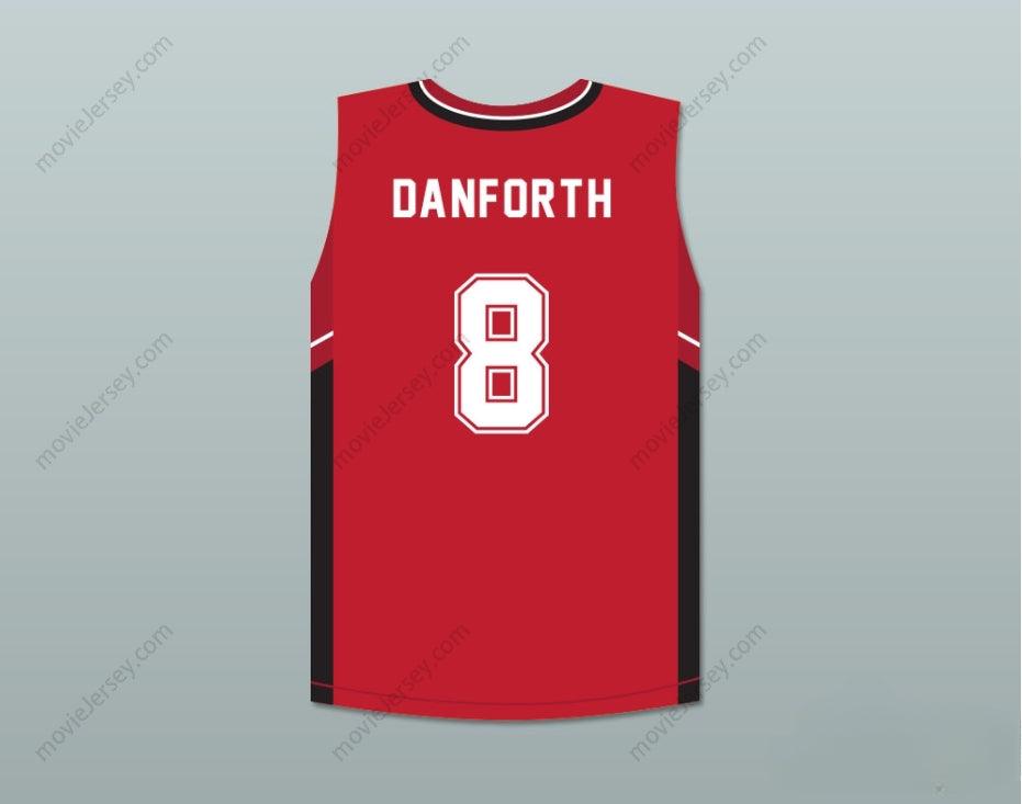 CUSTOM ANY Name Number CHAD DANFORTH 8 EAST HIGH SCHOOL WILDCATS RED BASKETBALL JERSEY Top Stitched S-6XL