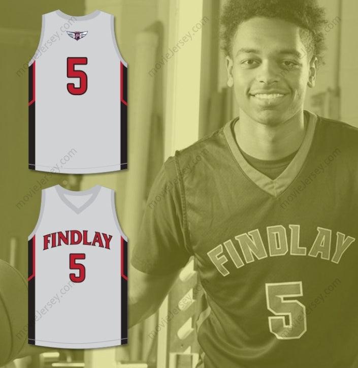 CUSTOM ANY Name Number P. J. WASHINGTON 5  PREP GRAY BASKETBALL JERSEY 1 Top Stitched S-6XL
