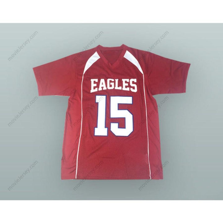 CUSTOM ANY Name Number JOSH ALLEN 15 FIREBAUGH HIGH SCHOOL  RED FOOTBALL JERSEY Top Stitched S-6XL