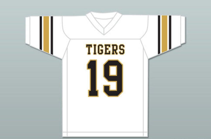 CUSTOM ANY Name Number Eric Dickerson 19 Sealy High School Tigers White Black Football Jersey Top Stitched S-6XL
