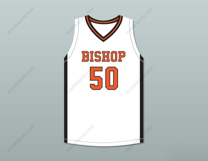 CUSTOM ANY Name Number MARCUS PARRISH 50 BISHOP HAYES TIGERS WHITE BASKETBALL JERSEY THE WAY BACK Top Stitched S-6XL