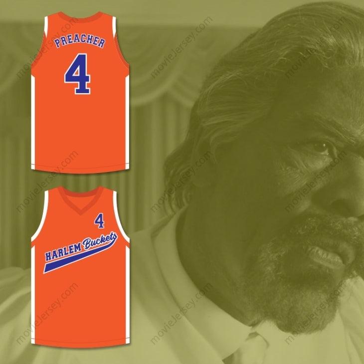 CUSTOM ANY Name Number PREACHER 4 HARLEM BUCKETS BASKETBALL JERSEY UNCLE DREW Top Stitched S-6XL
