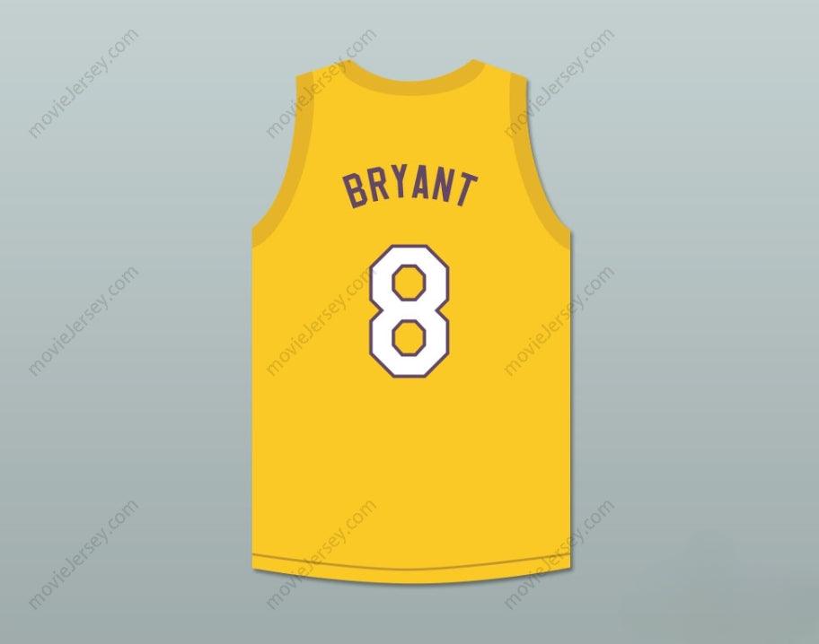 CUSTOM ANY Name Number   BRYANT 8 SUPER LAKERS BASKETBALL JERSEY SHAQ AND THE SUPER LAKERS SKIT MADTV Top Stitched S-6XL