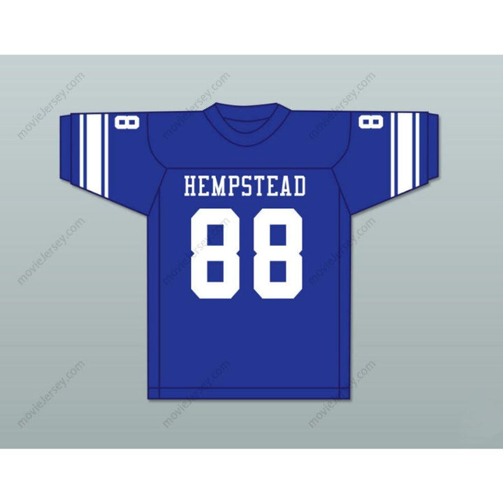 CUSTOM ANY Name Number JOHN MACKEY 88 HEMPSTEAD HIGH SCHOOL TIGERS Football Jersey Top Stitched S-6XL