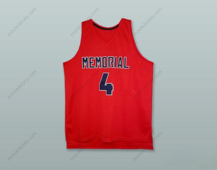 CUSTOM ANY Name Number JALEN GREEN 4 SAN JOAQUIN MEMORIAL HIGH SCHOOL PANTHERS RED BASKETBALL JERSEY Top Stitched S-6XL