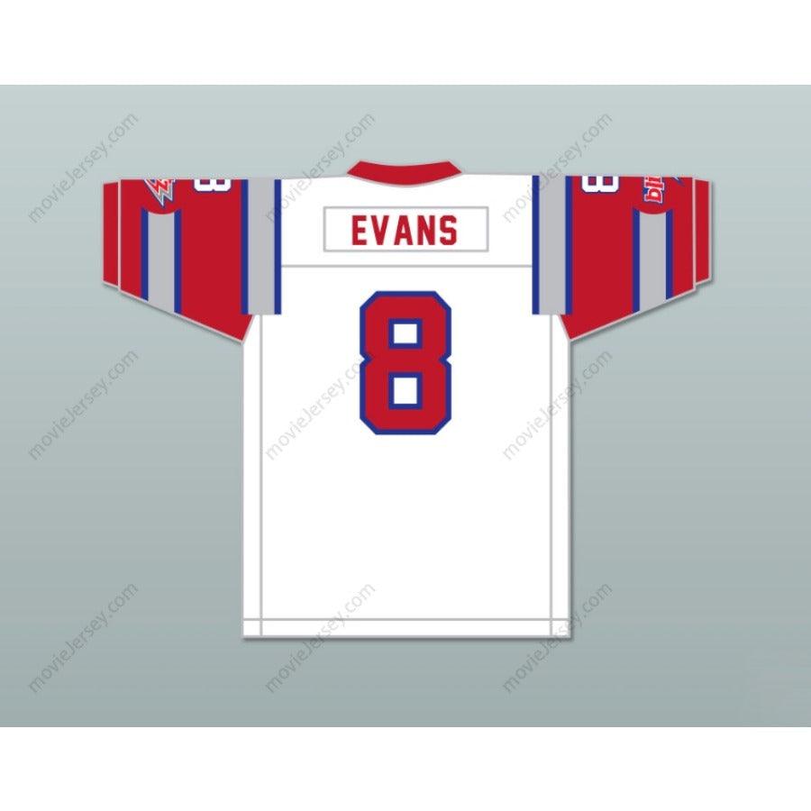 CUSTOM ANY Name Number 1984 USFL VINCE EVANS 8 CHICAGO BLITZ ROAD Football Jersey Top Stitched S-6XL