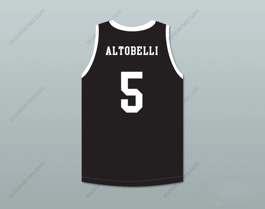 CUSTOM ANY Name Number ALYSSA ALTOBELLI 5 MAMBA BALLERS BLACK BASKETBALL JERSEY VERSION 2 Top Stitched S-6XL