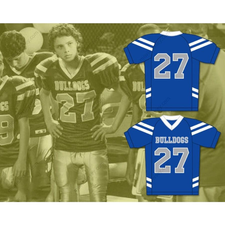 CUSTOM ANY Name Number SAWYER HIGGINS 27 BULLDOGS SCHOOL Football Jersey Top Stitched S-6XL
