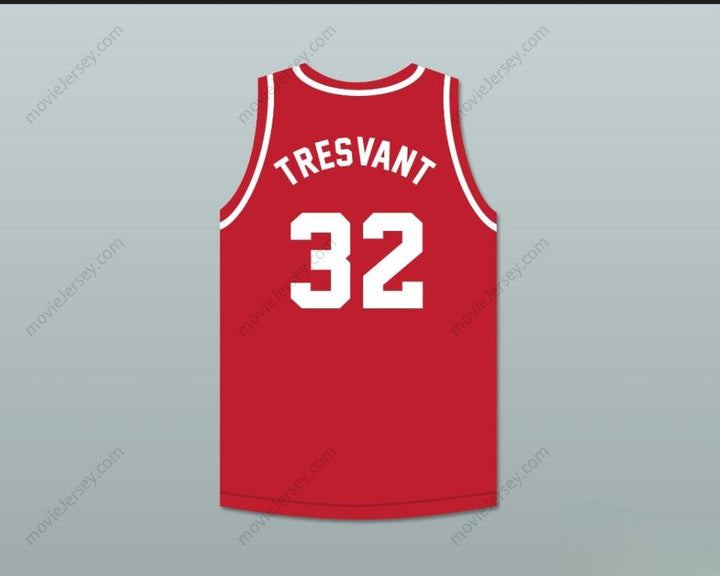CUSTOM ANY Name Number RALPH TRESVANT 32 NEW EDITION RED BASKETBALL JERSEY Top Stitched S-6XL