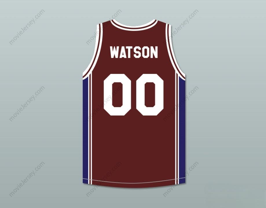 CUSTOM ANY Name Number KYLE LEE WATSON 00 PANTHERS HIGH SCHOOL BASKETBALL JERSEY ABOVE THE RIM BLUE SIDE STRIPE Top Stitched S-6XL