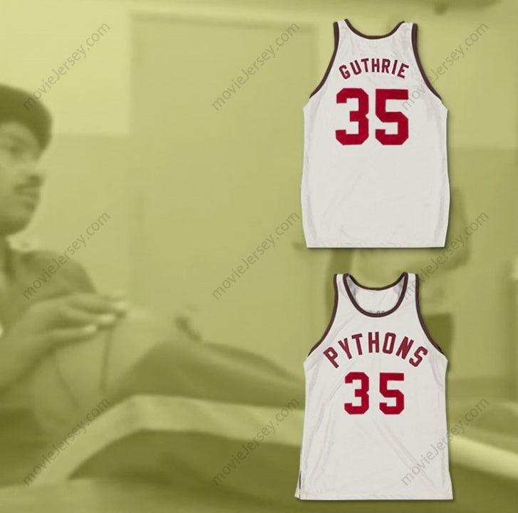 CUSTOM ANY Name Number JULIUS ERVING MOSES GUTHRIE 35 PYTHONS BASKETBALL JERSEY THE FISH THAT SAVED PITTSBURGH Top Stitched S-6XL