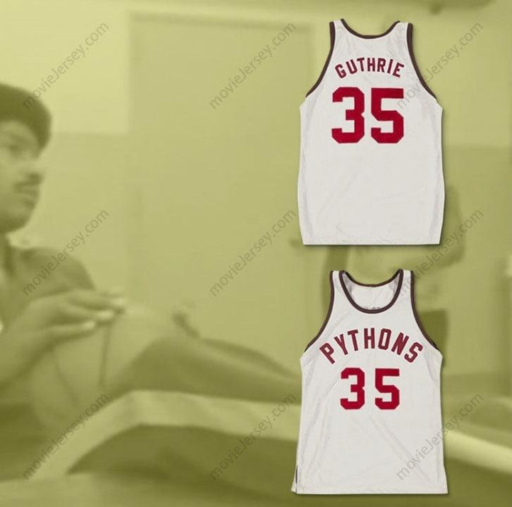 CUSTOM ANY Name Number JULIUS ERVING MOSES GUTHRIE 35 PYTHONS BASKETBALL JERSEY THE FISH THAT SAVED PITTSBURGH Top Stitched S-6XL