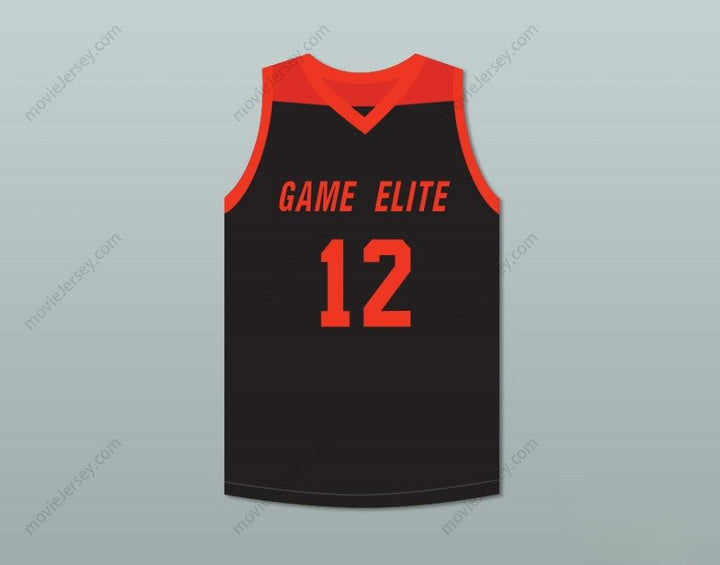 CUSTOM ANY Name Number ZION WILLIAMSON 12 GAME ELITE BLACK BASKETBALL JERSEY 1 Top Stitched S-6XL