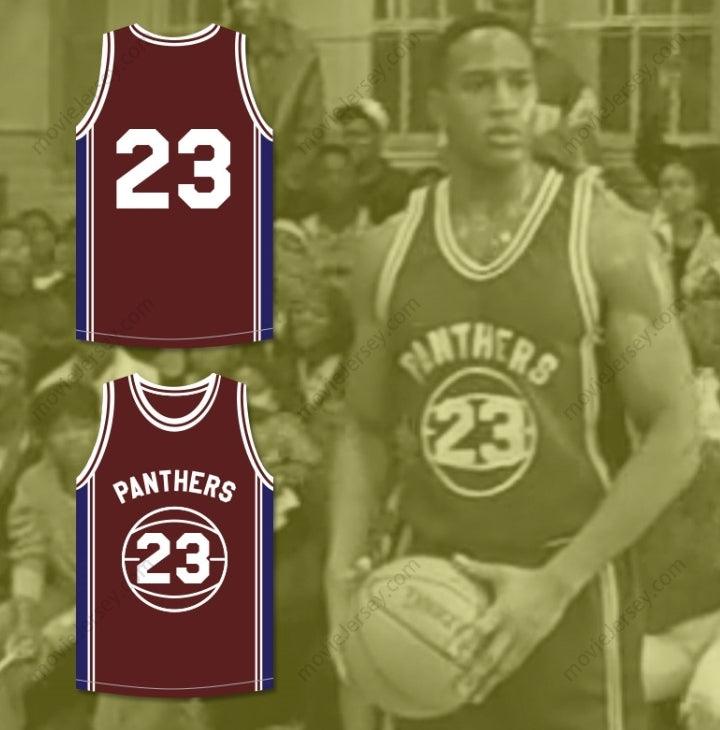 CUSTOM ANY Name Number HENRY SIMMONS STARNES 23 PANTHERS HIGH SCHOOL BASKETBALL JERSEY ABOVE THE RIM Top Stitched S-6XL