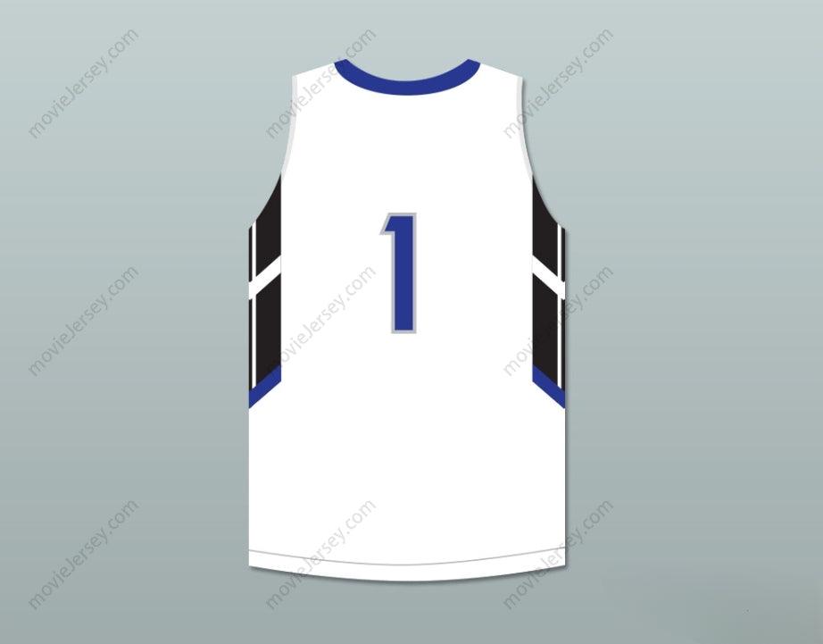 CUSTOM ANY Name Number PLAYER 1 IMG ACADEMY WHITE BASKETBALL JERSEY Top Stitched S-6XL
