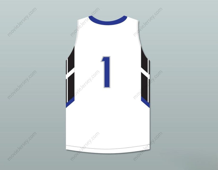 CUSTOM ANY Name Number PLAYER 1 IMG ACADEMY WHITE BASKETBALL JERSEY Top Stitched S-6XL
