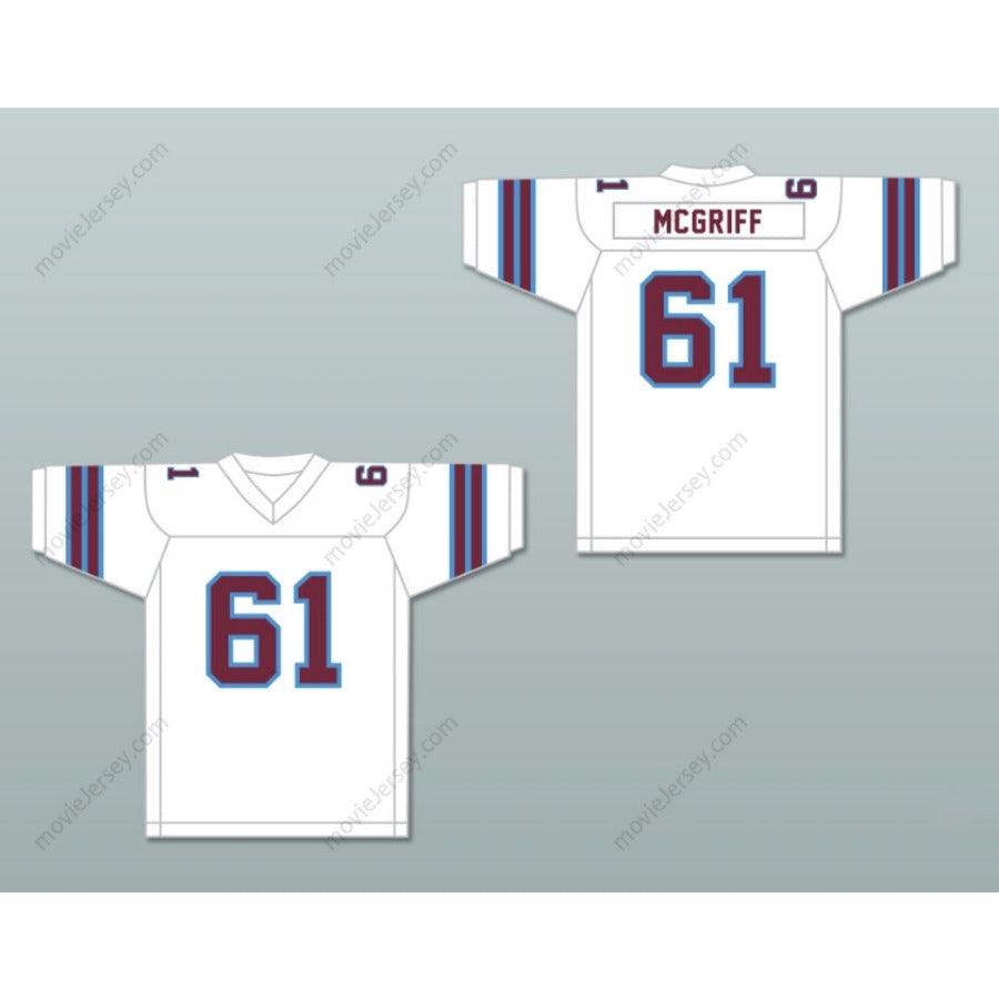 CUSTOM ANY Name Number 1983 USFL TYRONE MCGRIFF 61 MICHIGAN PANTHERS ROAD Football Jersey Top Stitched S-6XL