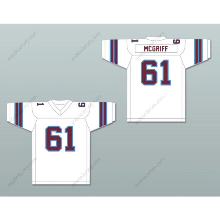 CUSTOM ANY Name Number 1983 USFL TYRONE MCGRIFF 61 MICHIGAN PANTHERS ROAD Football Jersey Top Stitched S-6XL