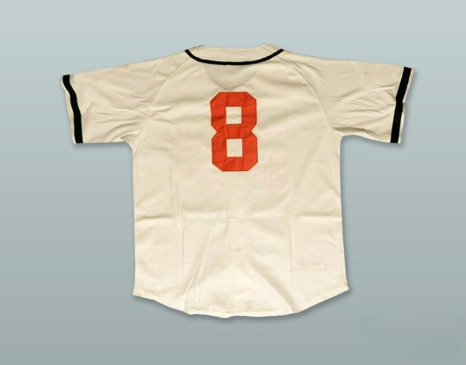 Custom Any Name Number BLACK SOX 8 NEGRO LEAGUE BEIGE BASEBALL JERSEY Top Stitched S-6XL