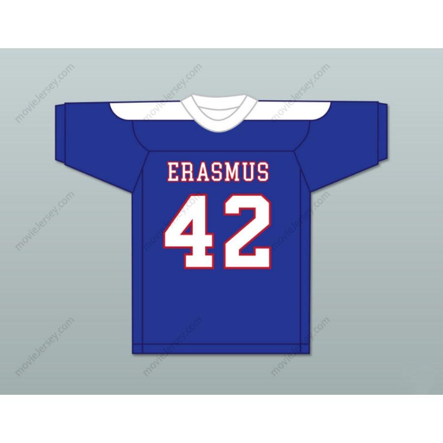 CUSTOM ANY Name Number SID LUCKMAN 42 ERASMUS HALL HIGH SCHOOL Football Jersey Top Stitched S-6XL