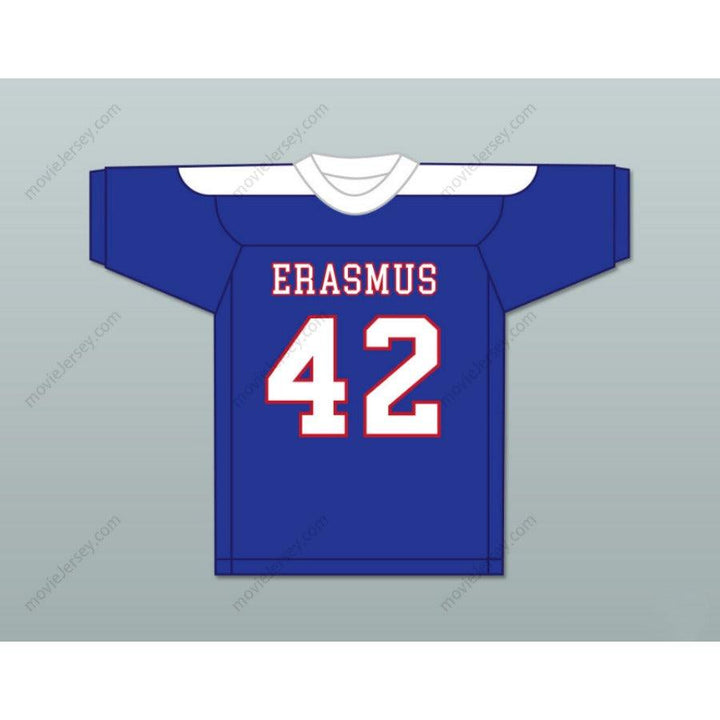 CUSTOM ANY Name Number SID LUCKMAN 42 ERASMUS HALL HIGH SCHOOL Football Jersey Top Stitched S-6XL