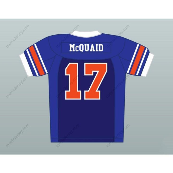 CUSTOM ANY Name Number CHANNING TATUM BRAD MCQUAID 17 METRO CITY STATE STATESMEN FOOTBALL JERSEY Top Stitched S-6XL