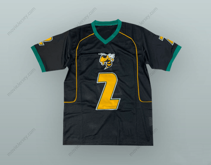 CUSTOM ANY Name Number DERRICK HENRY 2 YULEE HIGH SCHOOL HORNETS BLACK FOOTBALL JERSEY Top Stitched S-6XL