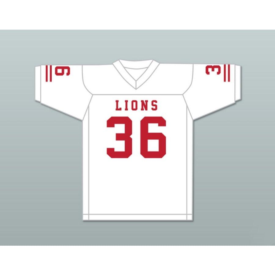 CUSTOM ANY Name Number JAVARIUS TAYLOR 36 EMCC LIONS FOOTBALL JERSEY INCLUDES PATCHES Top Stitched S-6XL