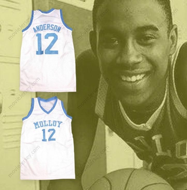 CUSTOM ANY Name Number KENNY ANDERSON 12 ARCHBISHOP MOLLOY BASKETBALL JERSEY Top Stitched S-6XL