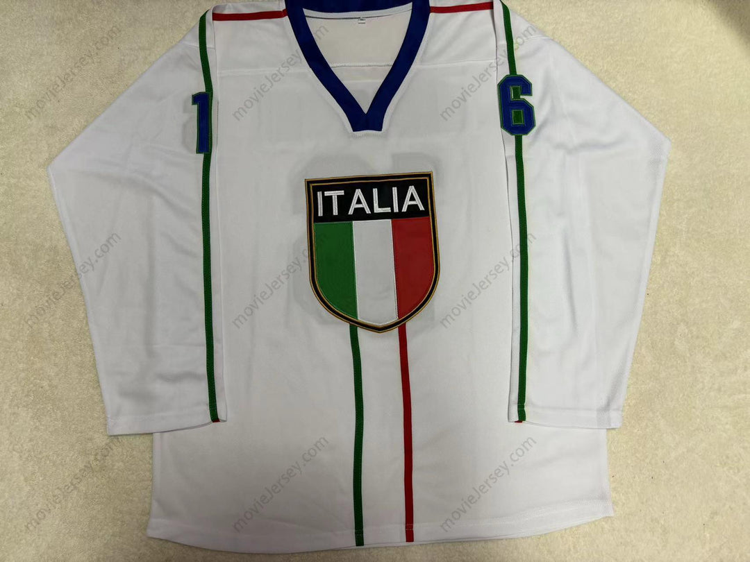 Custom Any Name Number ITALY NATIONAL TEAM HOCKEY JERSEY Top Stitched S-6XL