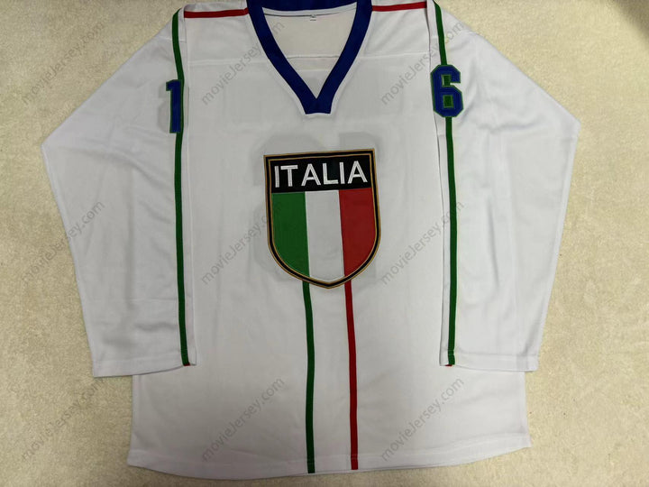 Custom Any Name Number ITALY NATIONAL TEAM HOCKEY JERSEY Top Stitched S-6XL