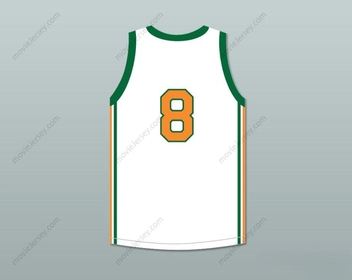 CUSTOM ANY Name Number LUCAS SINCLAIR 8 HAWKINS HIGH SCHOOL TIGERS WHITE BASKETBALL JERSEY 1 Top Stitched S-6XL