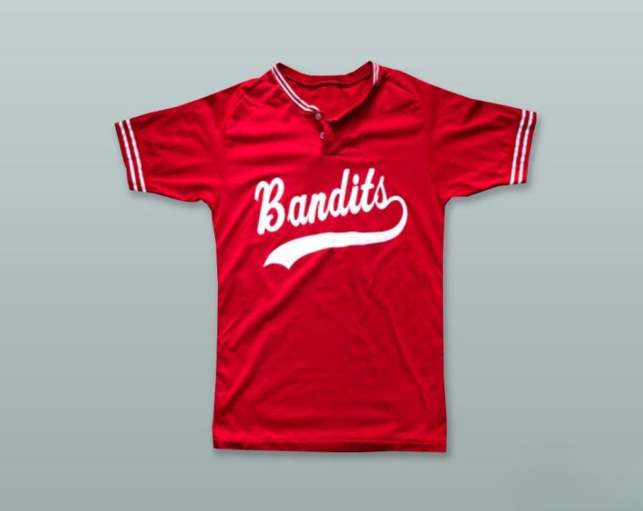 Custom Any Name Number BANDITS 18 RED PULLOVER BASEBALL JERSEY Top Stitched S-6XL