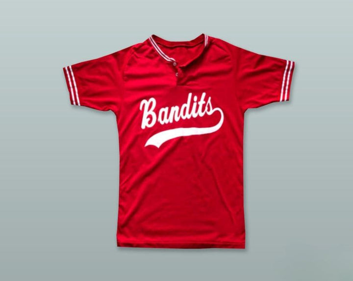 Custom Any Name Number BANDITS 18 RED PULLOVER BASEBALL JERSEY Top Stitched S-6XL