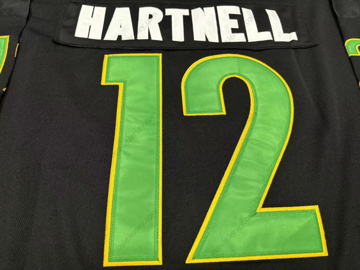 Custom Any Name Number SCOTT HARTNELL 12 PRINCE ALBERT RAIDERS BLACK HOCKEY JERSEY  Stitched Top Stitched S-6XL