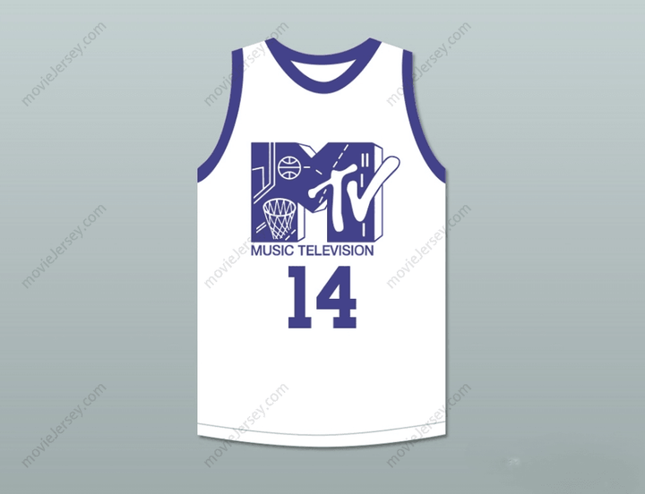 CUSTOM ANY Name Number MARK WAHLBERG 14 BASKETBALL JERSEY FIRST ANNUAL ROCK N' JOCK B-BALL JAM 1991 Top Stitched S-6XL