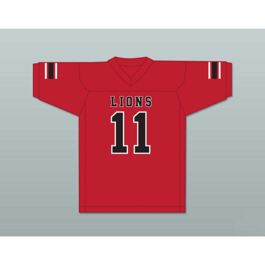 CUSTOM ANY Name Number CHAD KELLY 11 EMCC LIONS FOOTBALL JERSEY INCLUDES PATCHES Top Stitched S-6XL