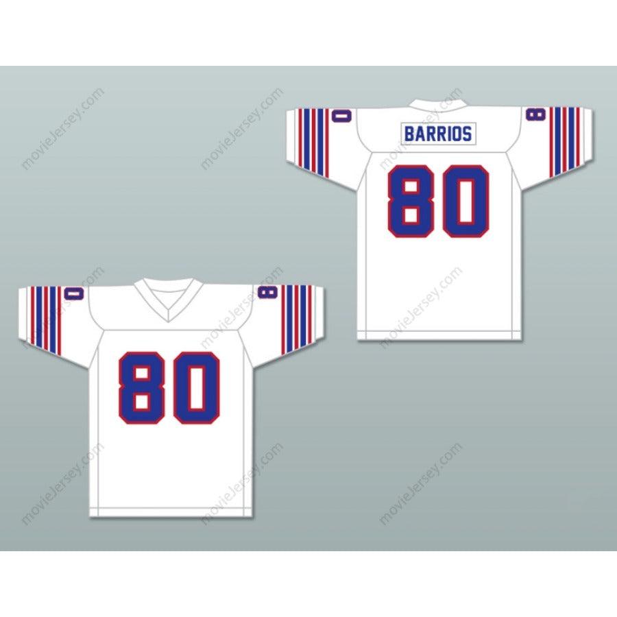 CUSTOM ANY Name Number 1974 WFL STEVE BARRIOS 80 BIRMINGHAM AMERICANS ROAD Football Jersey Top Stitched S-6XL
