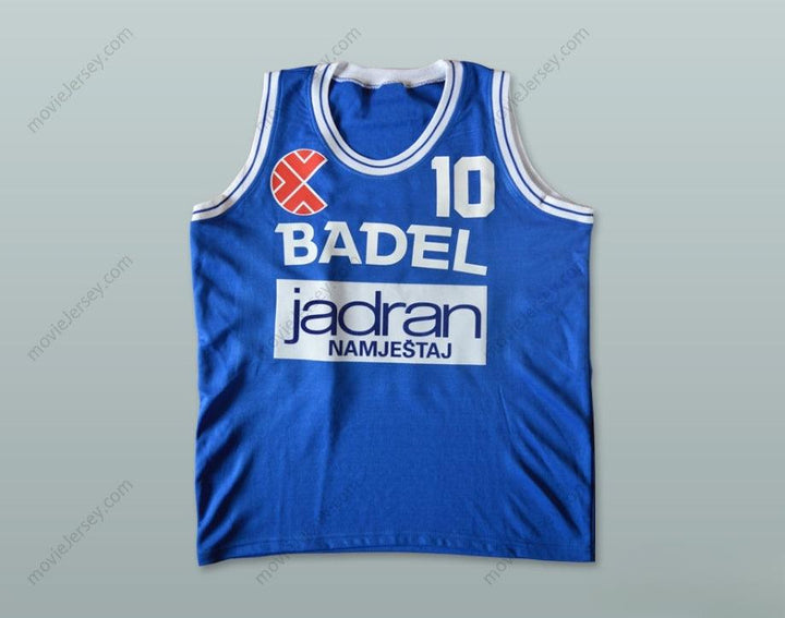 CUSTOM ANY Name Number DRAZEN PETROVIC 10 CIBONA ZAGREB BASKETBALL JERSEY Top Stitched S-6XL