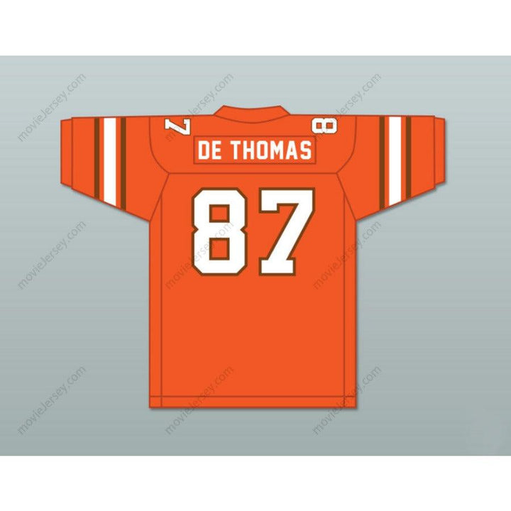 CUSTOM ANY Name Number DERRICK THOMAS 87 SOUTH MIAMI SENIOR HIGH SCHOOL COBRAS Football Jersey Top Stitched S-6XL