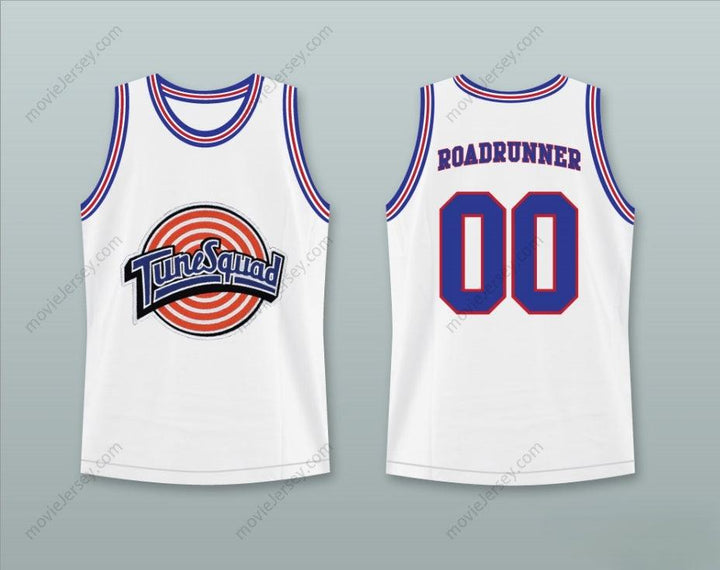 CUSTOM ANY Name Number SPACE JAM TUNE SQUAD ROADRUNNER 00 BASKETBALL JERSEY STITCH SEWN Top Stitched S-6XL