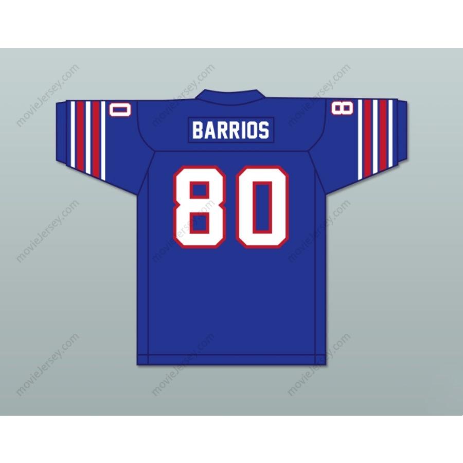 CUSTOM ANY Name Number 1974 WFL STEVE BARRIOS 80 BIRMINGHAM AMERICANS ROAD Football Jersey Top Stitched S-6XL
