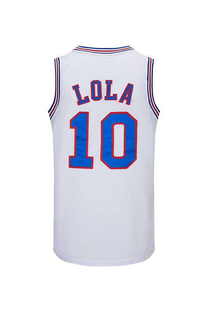 Space Jam Tune Squad Bugs 1 Lola 10 Michael Jordan 23 TAZ ! Tweety Bird 1/3Basketball Jersey Top Stitched S-3XL