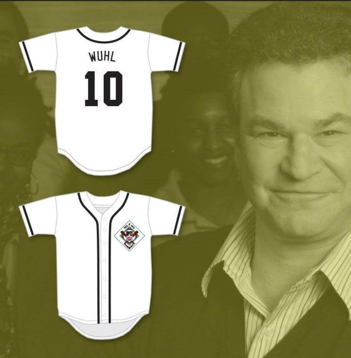 Custom Any Name Number ROBERT WUHL 10 SALAMANDERS BASEBALL JERSEY 1ST ANNUAL ROCK N' JOCK DIAMOND DERBY Top Stitched S-6XL