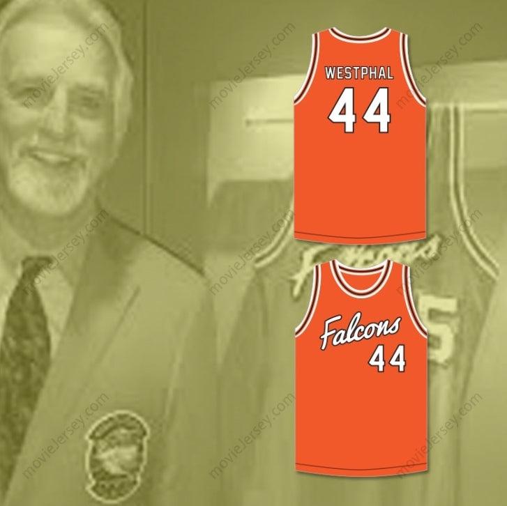 CUSTOM ANY Name Number PAUL WESTPHAL 44 AVIATION HIGH SCHOOL FALCONS ORANGE BASKETBALL JERSEY Top Stitched S-6XL
