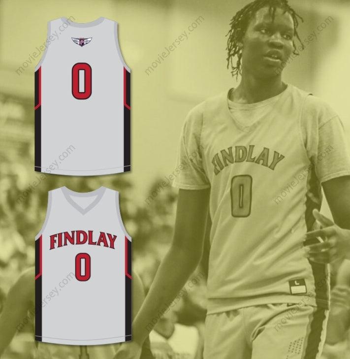 CUSTOM ANY Name Number BOL BOL 0  PREP GRAY BASKETBALL JERSEY 1 Top Stitched S-6XL