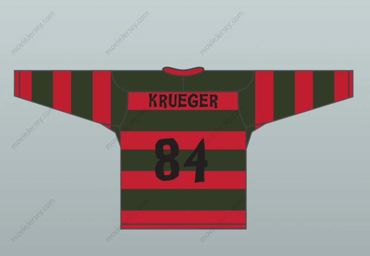 Custom Any Name Number Freddy Krueger 84 Hockey Jersey Top Stitched S-6XL