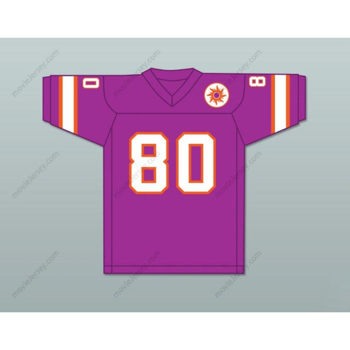 CUSTOM ANY Name Number 1974-75 WFL DAVE WILLIAMS 80 SOUTHERN CALIFORNIA SUN HOME FOOTBALL JERSEY Top Stitched S-6XL