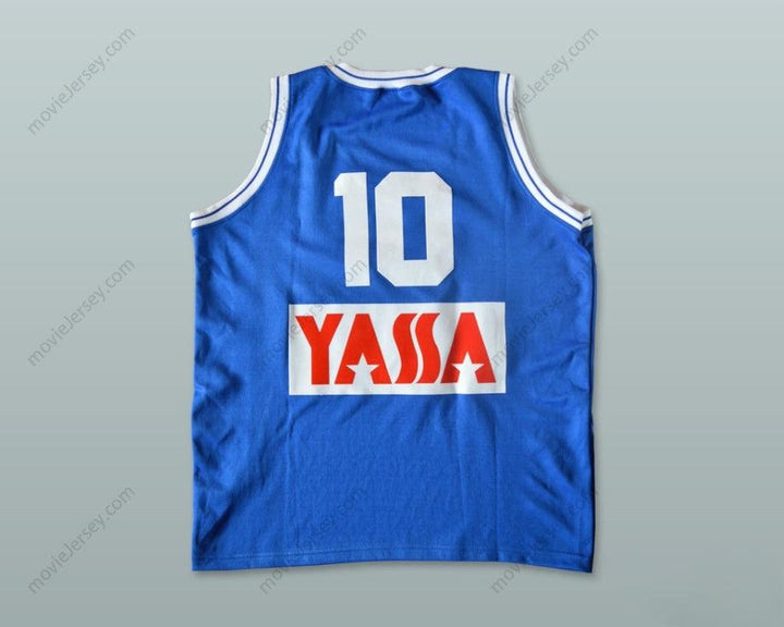 CUSTOM ANY Name Number DRAZEN PETROVIC 10 CIBONA ZAGREB BASKETBALL JERSEY Top Stitched S-6XL