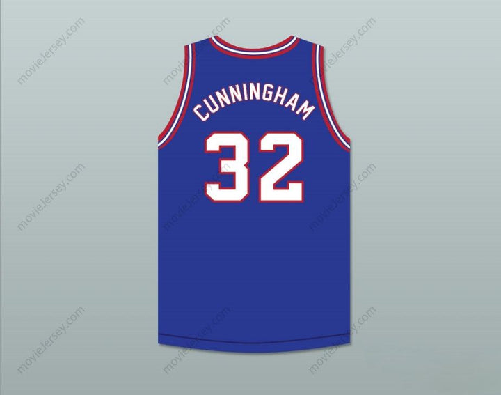 CUSTOM ANY Name Number BILLY CUNNINGHAM 32 ERASMUS HALL HIGH SCHOOL BLUE BASKETBALL JERSEY Top Stitched S-6XL